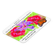 Magnet Flexible Confiance dans le Lord Monarch Butterfly in Garden (Côté Gauche)