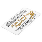 Magnet Flexible Confiance et Pizza Crust | Aimant de porte de croi (Côté Gauche)