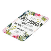 Magnet Flexible Confirmation Commanditaire Cadeau Vraiment Grand c (Côté Gauche)