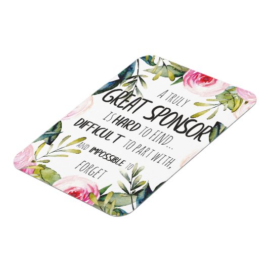 Magnet Flexible Confirmation Commanditaire Cadeau Vraiment Grand c (Côté Gauche)