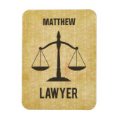 Magnet Flexible Congrats d'études de droit Échelle de la justice (Vertical)