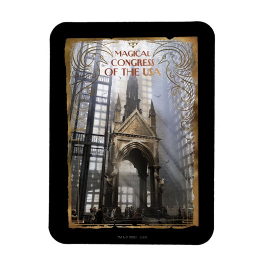 Magnet Flexible Congrès magique des États-Unis (Vertical)