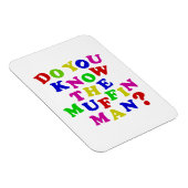 Magnet Flexible Connais-tu le Muffin Man ? (Côté Droit)