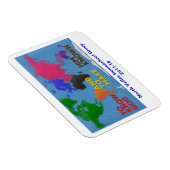 Magnet Flexible Connaître Dieu et le faire connaître Monde Felté (Côté Droit)