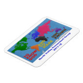 Magnet Flexible Connaître Dieu et le faire connaître Monde Felté (Côté Gauche)