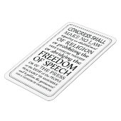 Magnet Flexible Connaître vos droits de premier amendement (Côté Gauche)