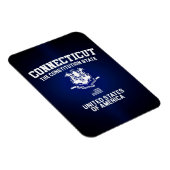 Magnet Flexible Connecticut L'État Constitutionnel (Côté Droit)