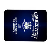 Magnet Flexible Connecticut L'État Constitutionnel (Horizontal)