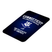 Magnet Flexible Connecticut L'État Constitutionnel (Côté Gauche)