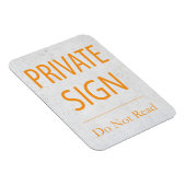 Magnet Flexible Connexion privée non lue (Côté Droit)