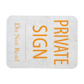 Magnet Flexible Connexion privée non lue (Horizontal)