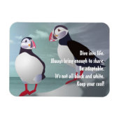 Magnet Flexible Conseil d'un aimant de design de Puffin (Horizontal)