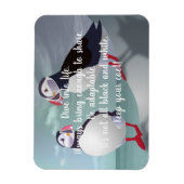 Magnet Flexible Conseil d'un aimant de design de Puffin (Vertical)