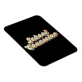 Magnet Flexible Conseiller scolaire Retro Enseignant (Côté Droit)