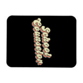 Magnet Flexible Conseiller scolaire Retro Enseignant (Horizontal)