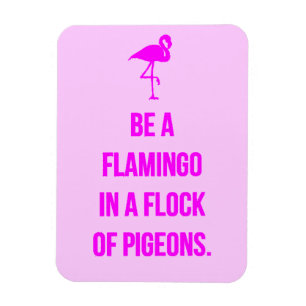MAGNET FLEXIBLE CONSEILS SUR LE FLAMANT ROSE AMUSANT ÊTRE UN DANS