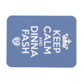 Magnet Flexible Conserver le calme - Dinna Fash Coeur (Horizontal)