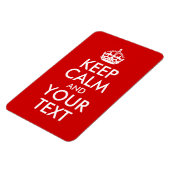 Magnet Flexible Conserver le calme et le texte (Côté Gauche)