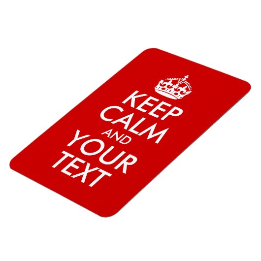 Magnet Flexible Conserver le calme et le texte (Côté Gauche)