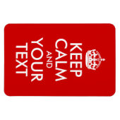 Magnet Flexible Conserver le calme et le texte (Horizontal)