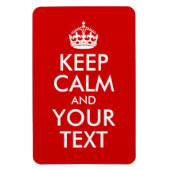 Magnet Flexible Conserver le calme et le texte (Vertical)