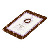 Magnet Flexible Conserver le calme et manger des gâteaux - Mode te (Côté Gauche)