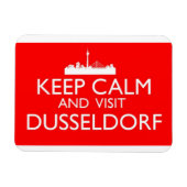 Magnet Flexible Conserver le calme et visiter Dusseldorf - Allemag (Horizontal)