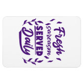Magnet Flexible Conserver ou concevoir votre propre - Taille : 4" (Horizontal)