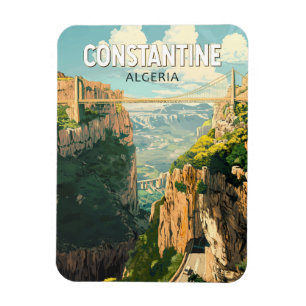 Magnet Flexible Constantine Algérie Voyage Art Vintage