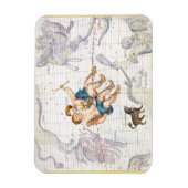 Magnet Flexible Constellation de Gemini avec Canis Mineure, plaque (Vertical)
