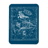Magnet Flexible Constellation d'Hercules vintages (Vertical)