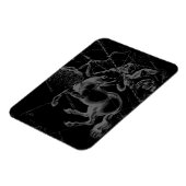 Magnet Flexible Constellation du Sagittaire Carte Hevelius sur fon (Côté Gauche)