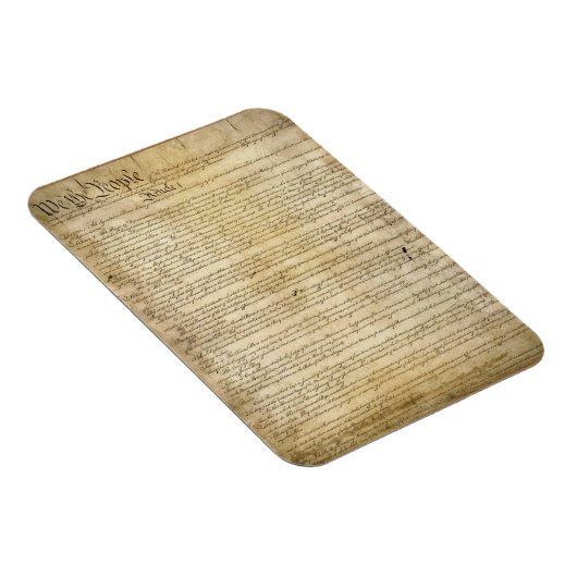Magnet Flexible Constitution vintage des États-Unis (Côté Droit)