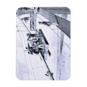Magnet Flexible Construction du pont Brooklyn, New York (litho) (Vertical)
