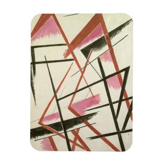 Magnet Flexible Construction linéaire, vers 1921 (gouache sur papi (Vertical)