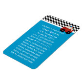 Magnet Flexible Contact d'urgence : Camion à feu (Côté Gauche)