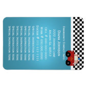 Magnet Flexible Contact d'urgence du camion-feu (Horizontal)