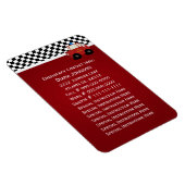 Magnet Flexible Contact d'urgence du camion-feu (Côté Droit)