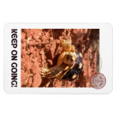Magnet Flexible Continuez à aller Inspirational Coddiwompling Turt (Horizontal)