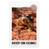 Magnet Flexible Continuez à aller Inspirational Coddiwompling Turt (Vertical)