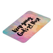 Magnet Flexible Continuez. Dieu a ceci ! Carte postale (Côté Gauche)