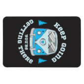 Magnet Flexible Continuez, vous arrivez là (Horizontal)