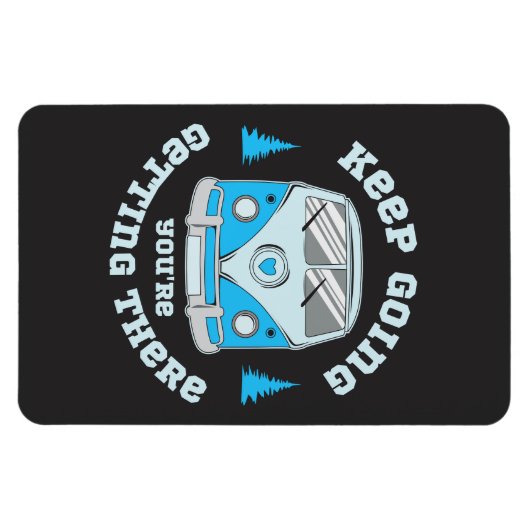 Magnet Flexible Continuez, vous arrivez là (Horizontal)