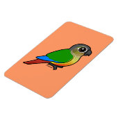 Magnet Flexible Conure à côté jaune Birdorable (Côté Gauche)