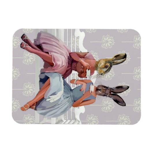 Magnet Flexible Conversation de lapin (Horizontal)