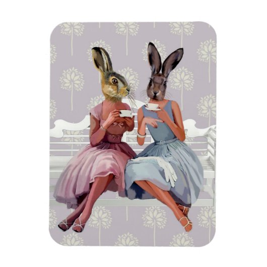 Magnet Flexible Conversation de lapin (Vertical)