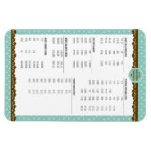 Magnet Flexible Conversion des mesures de cuisine pois mignons (Horizontal)