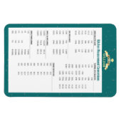 Magnet Flexible Conversion personnalisée de mesure de la cuisine C (Horizontal)