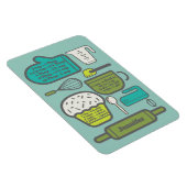 Magnet Flexible Conversions de recettes de cuisine turquoise perso (Côté Droit)