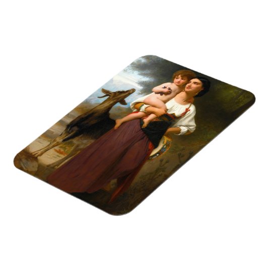 Magnet Flexible Convoitise de William Bouguereau (Côté Gauche)